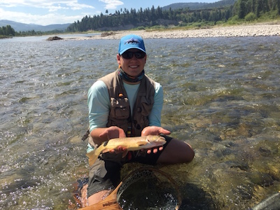 Mitch getting it done on the snake