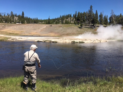 Mark on the Firehole