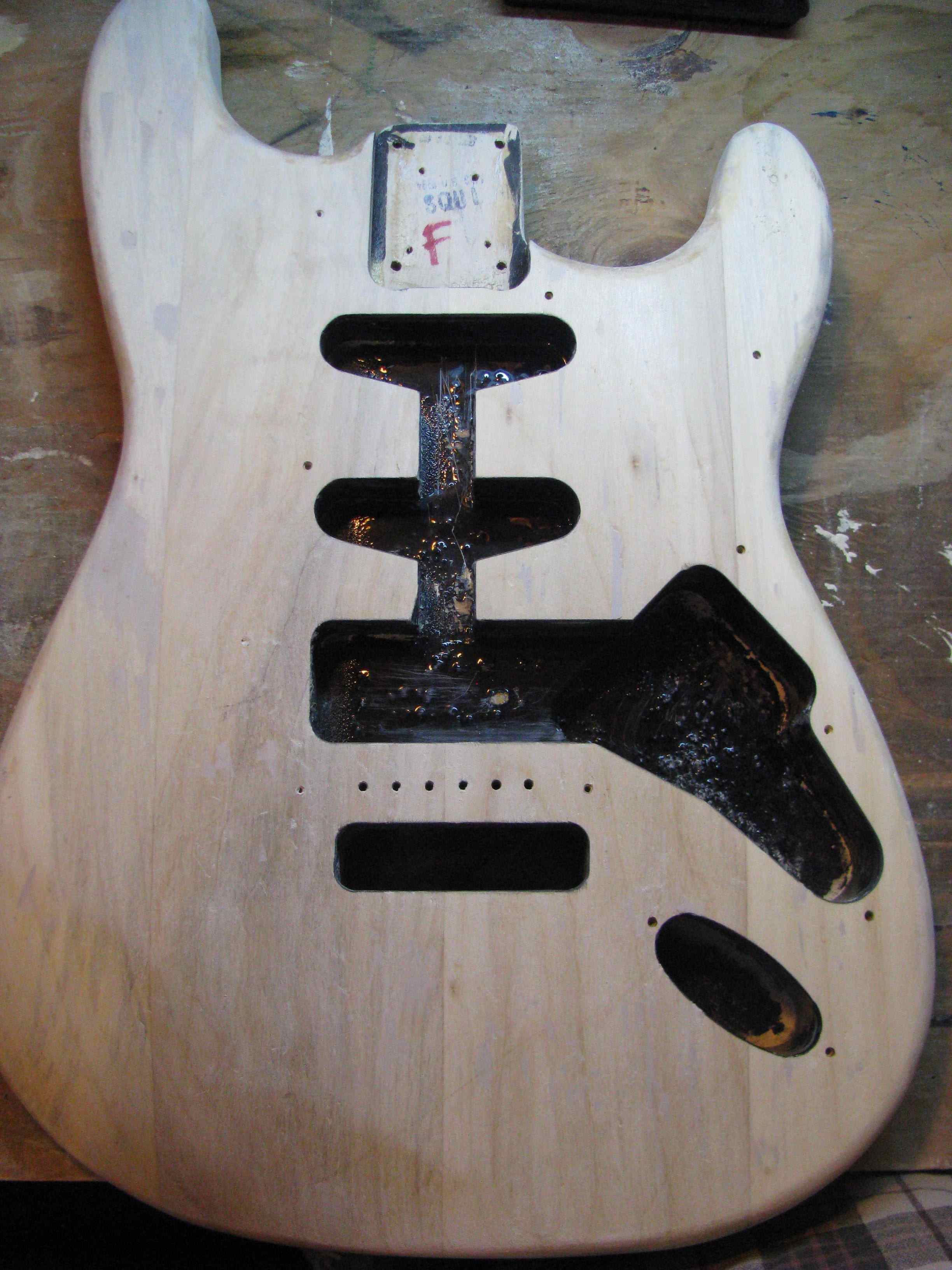 Naked strat body