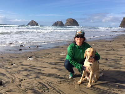 Jamie and Lulu at the Pacific