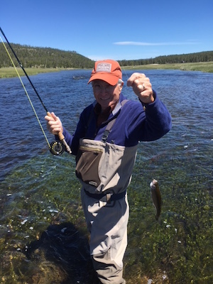 Gary's first fish