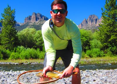 Andrew with Yellowstone Cutthroat