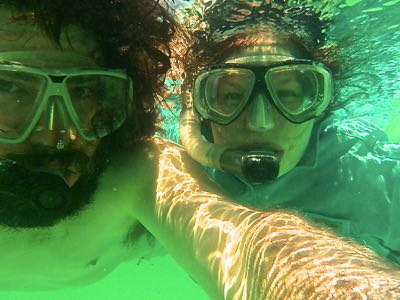 bennett snorkel selfie