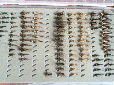 Nymphs for fly fishing in Jackson Hole