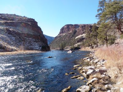 Flaming gorge, green river