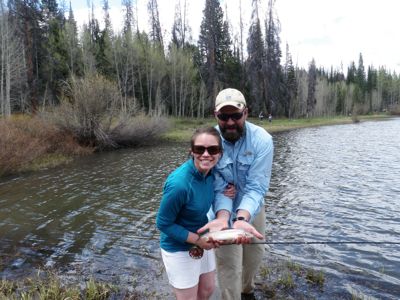 the  
martins with a grayling