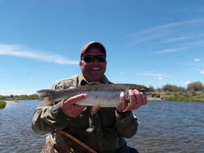 Jon  
with his Green River rainbow