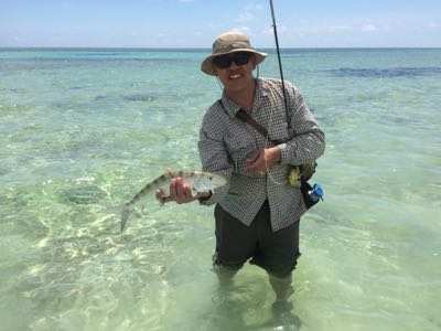 Kurt with bonefish