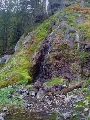 Spring waterfall