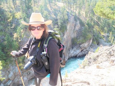 Jamie heading into the black canyon