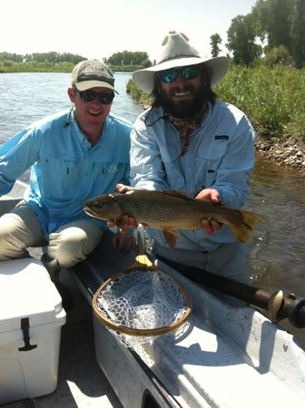 Chris meets Green river rainbow