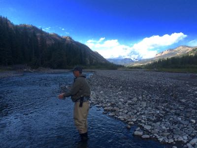 Paul  
working the river