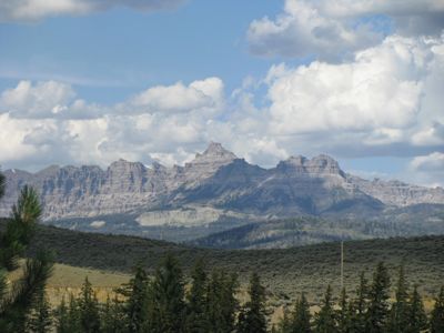 view  
from cabin's deck