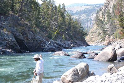 Teton Fly Fishing in Yellowstone's Black Canyon