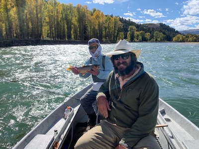 Tutu with a nice snake river cutthroat