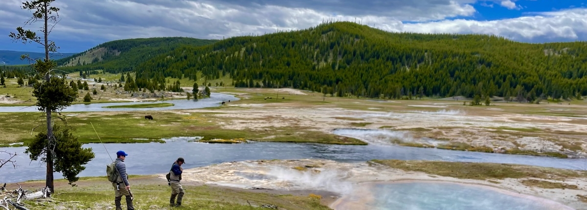 View from the Firehole River